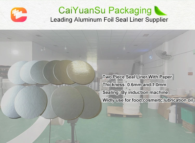 Safety Pet Aluminum Foil Induction Bottle Cap Seal Liner